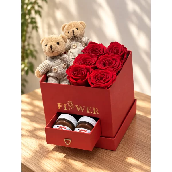 Flower Rose Box
