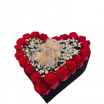 Heart Rose Box